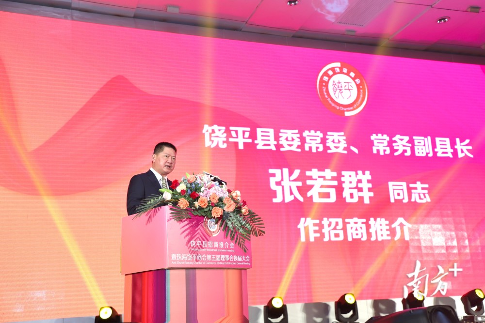 饶平县委常委,常务副县长张若群从发展格局,发展平台,发展要素,发展