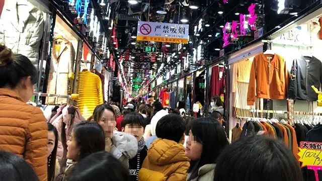 疫情来袭广州十三行服装市场停业
