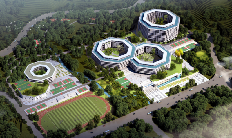 石柱南宾中学开工建设效果图修建地点曝光