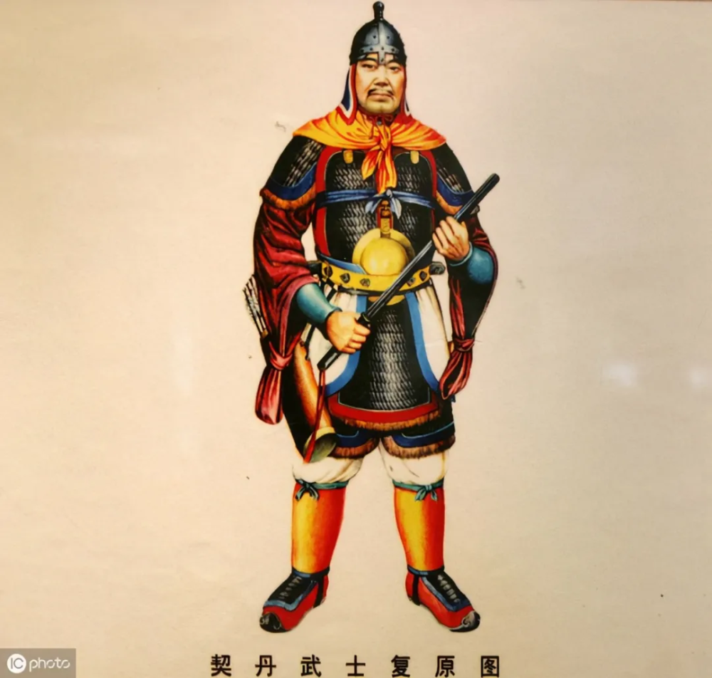 契丹武士复原图不过,辽朝将农业生产同样放在十分重要的位置.