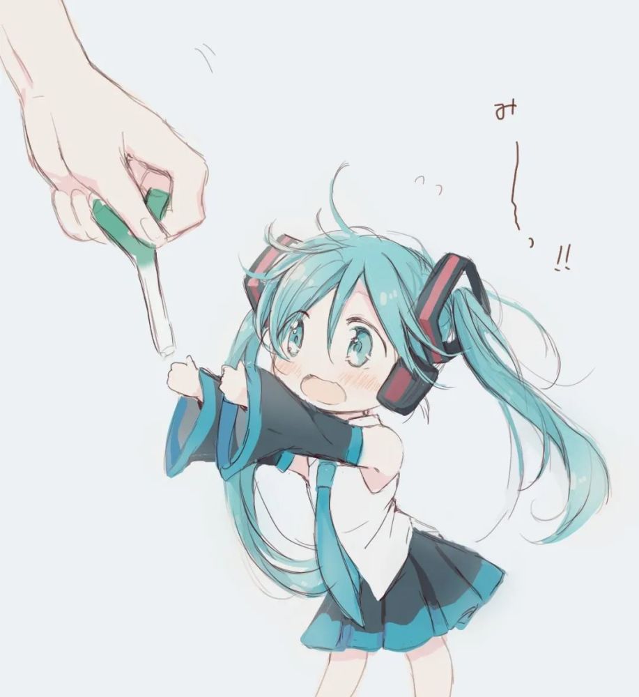 【插画头像】一波q版miku初音未来动漫头像系列来袭!