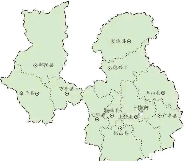 两市分离割裂上饶东西部20世纪初,景德镇作为陶瓷之都,名声响彻世界.