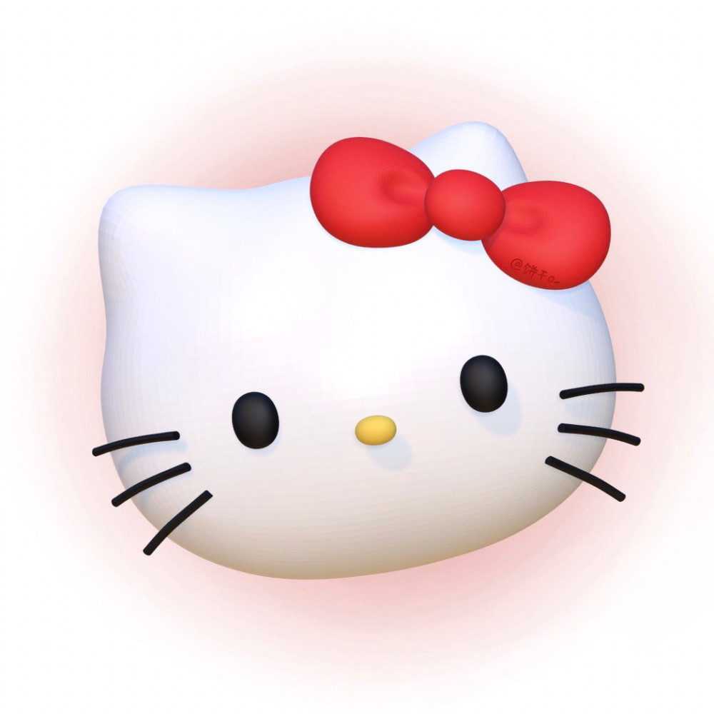 3d建模三丽鸥立体头像