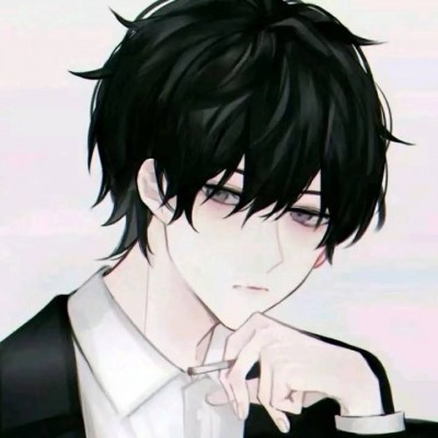 一组超酷的黑白高冷野王头像