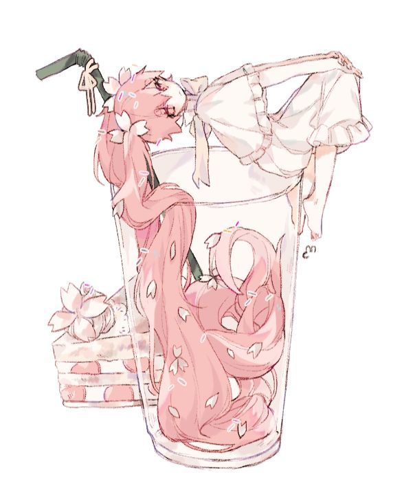 韩国插画师 u_emper 一组少女插画