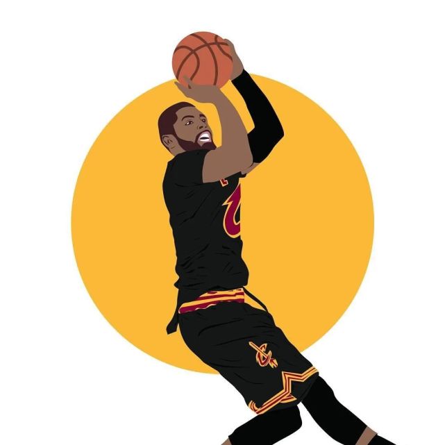 nba球星手绘头像