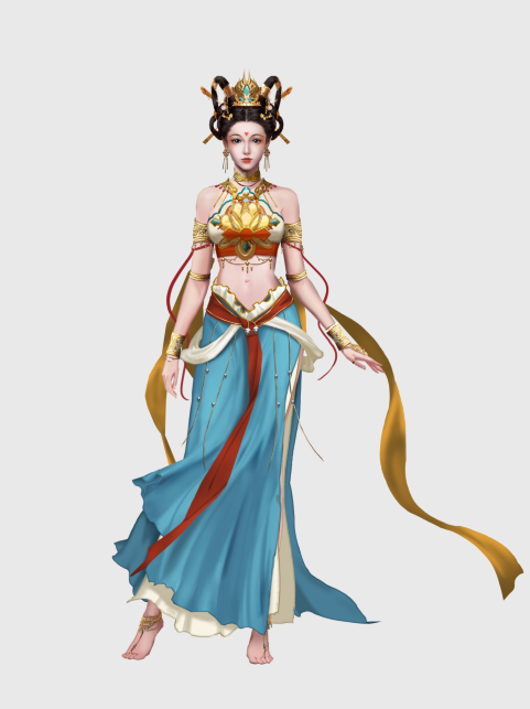 服饰图鉴丨敦煌概念主题服装设计是如何成型的?