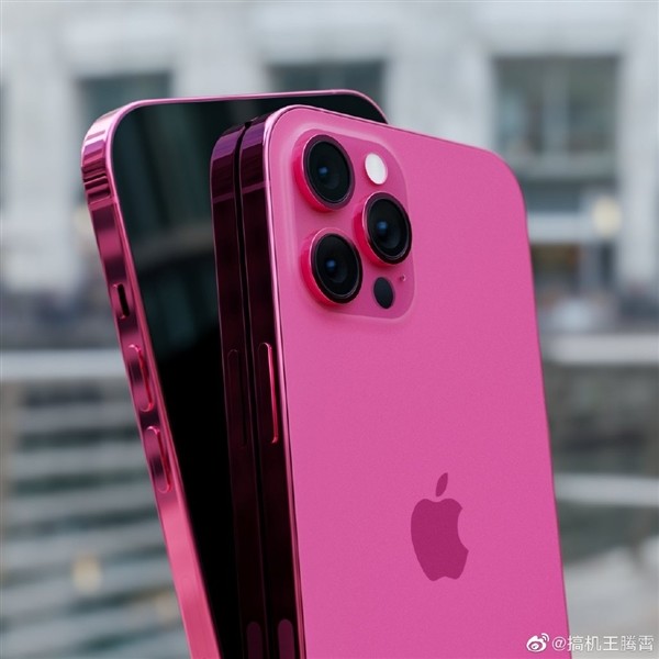 Iphone 13 玫瑰粉 上手图曝光 小刘海 通体粉色年底登场 全网搜