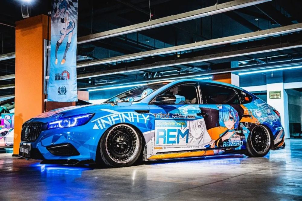 肖若清的改装车同样痴迷二次元的,还有肖若清.