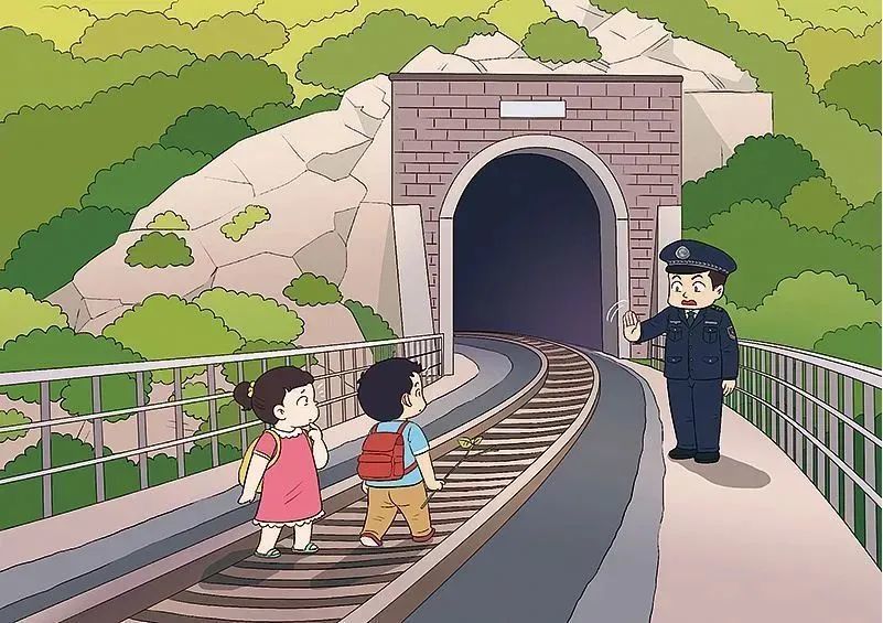 爱路护路保护铁路安全这些行为要不得