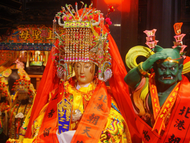 妈祖是莆田望族九牧林氏后裔,叫做林默.