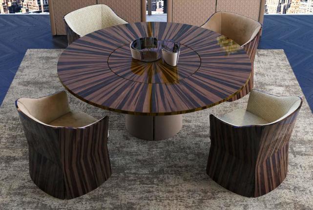 奢侈品牌纷纷推出可旋转餐桌,你更爱哪家?