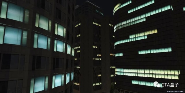 [圣安地列斯]高清城市建筑夜窗