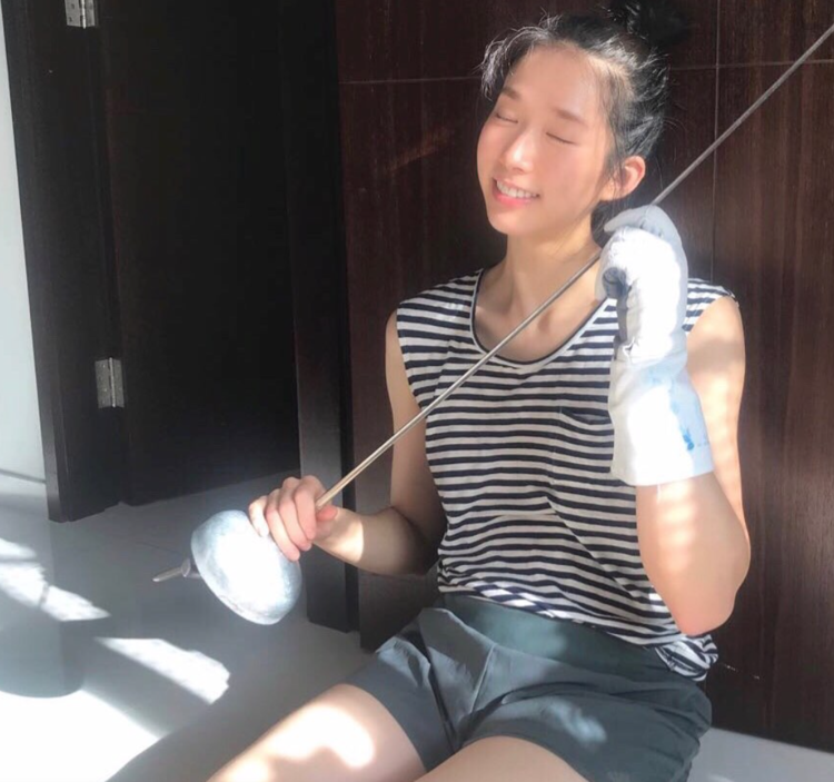击剑运动员江旻憓为东京奥运积极备战:透过运动员身份 感染他人_腾讯