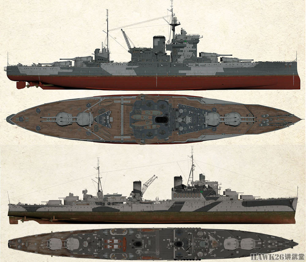 轰炸机击沉了英国海军"灰狗"号驱逐舰,"斐济"号和"格洛斯特"号巡洋舰