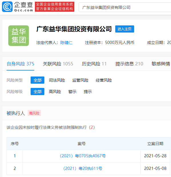 最新消息 小霸王运营主体被强制执行1亿元 法定代表人被限制高消费