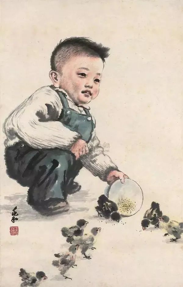 国画中的儿童_腾讯新闻