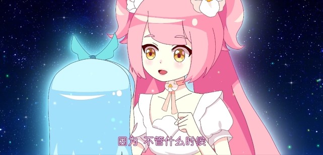 小花仙贝瑞终于脱离了魔掌被成功净化与伙伴一起欣赏烟花