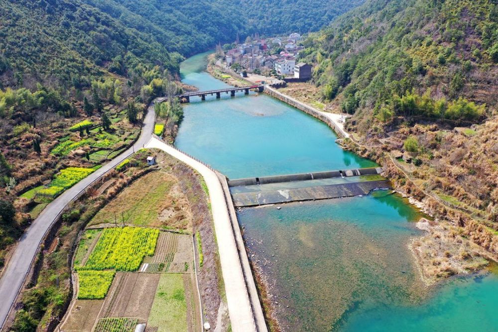 清溪水库淹没区,宁海上叶村,拆迁之前的样子