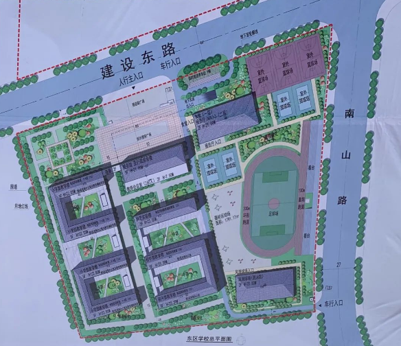 临川东区学校计划下月开工!