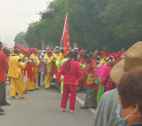 永清南关附近这阵仗不小!现场视频