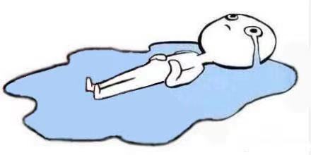 躺着流泪现在,不求大富大贵,只要体面地生活,已经精疲力尽.