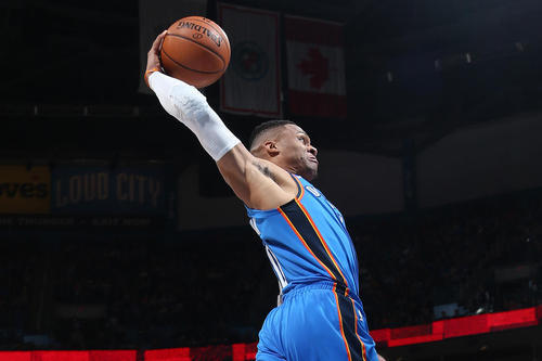 威少就是玩果然奇才篮网里的雷霆真人不甘寂寞到处放炮