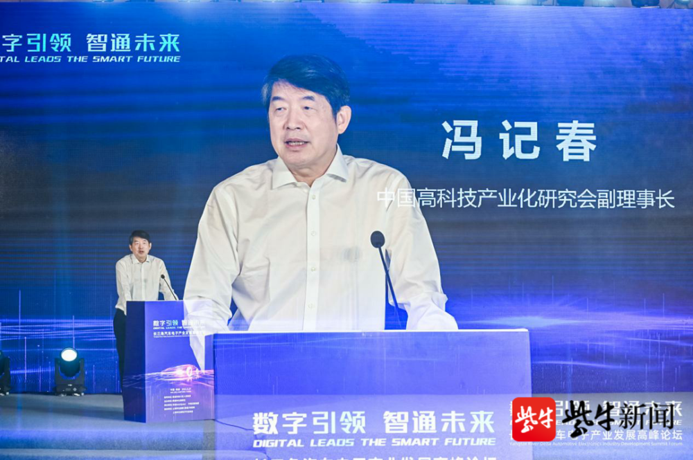 中国高科技产业化研究会副理事长冯记春演讲