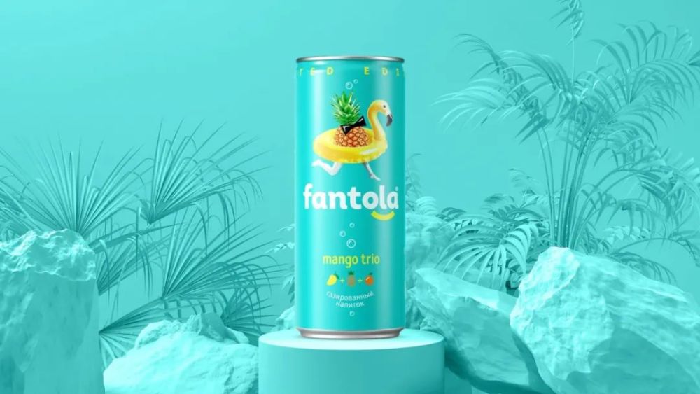 符合年轻社交属性的苏打饮料包装设计