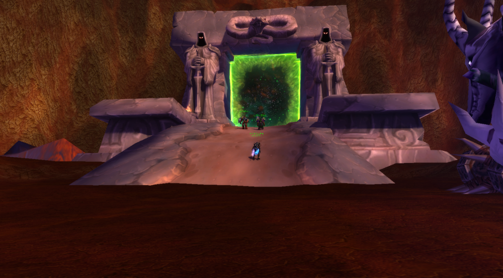 魔兽世界tbc准时开放又看见了人比怪多的画面