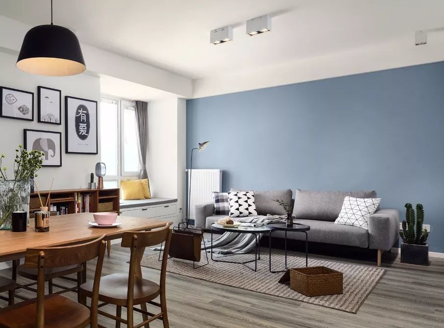 88㎡简约北欧风格新房装修,文艺清新风格!