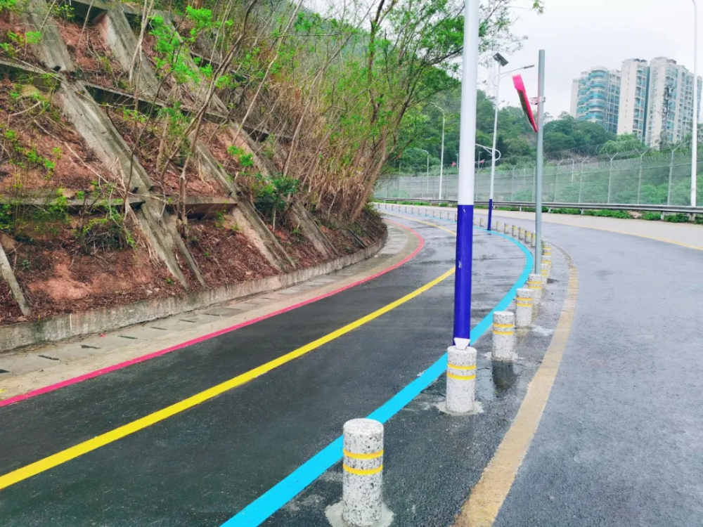 深圳又多一条彩虹绿道画面不要太美