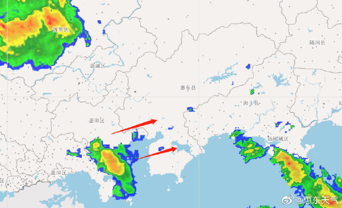 惠東天氣6月2日9時30分發布:惠東天氣提醒