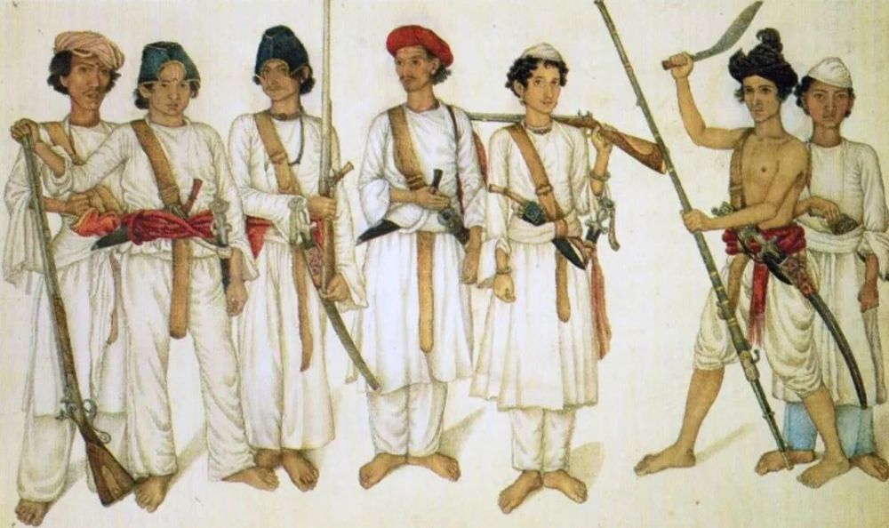 拥有一千六百多年历史的名刀廓尔喀人和他们手中的弯刀