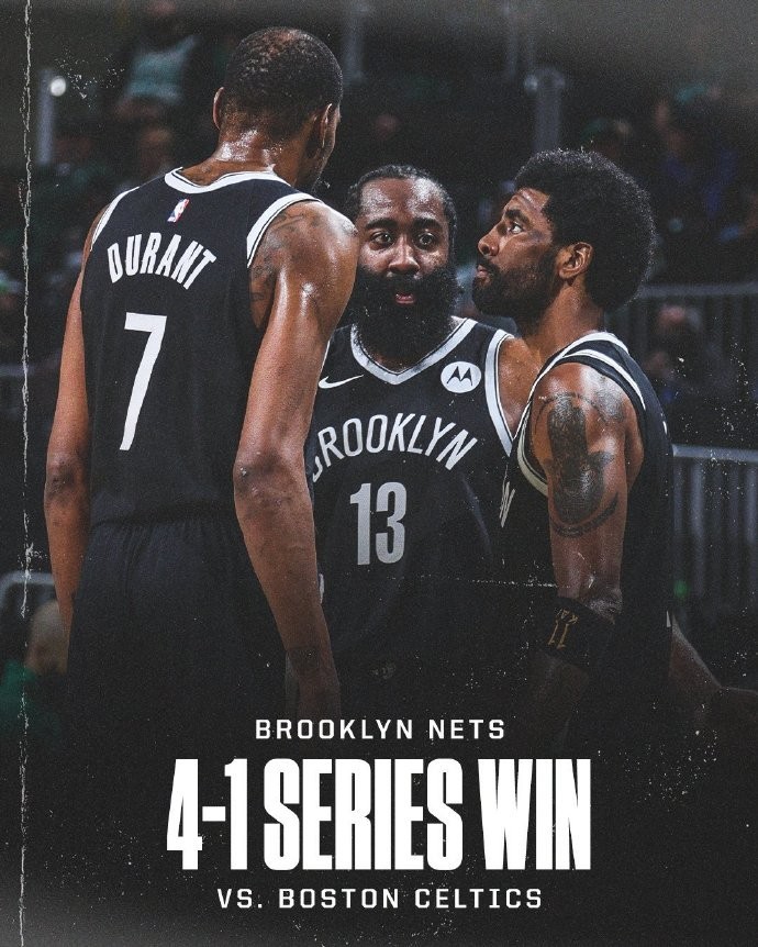 而全场比赛打完,篮网前锋凯文-杜兰特首发出