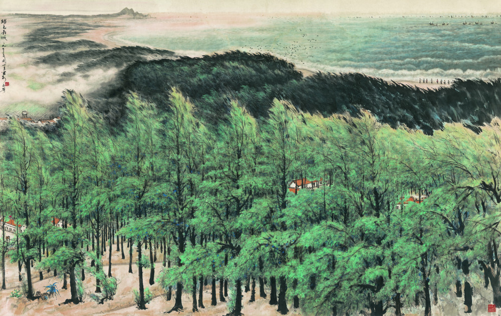 红色经典关山月黎雄才社会主义新山水画的锻造者