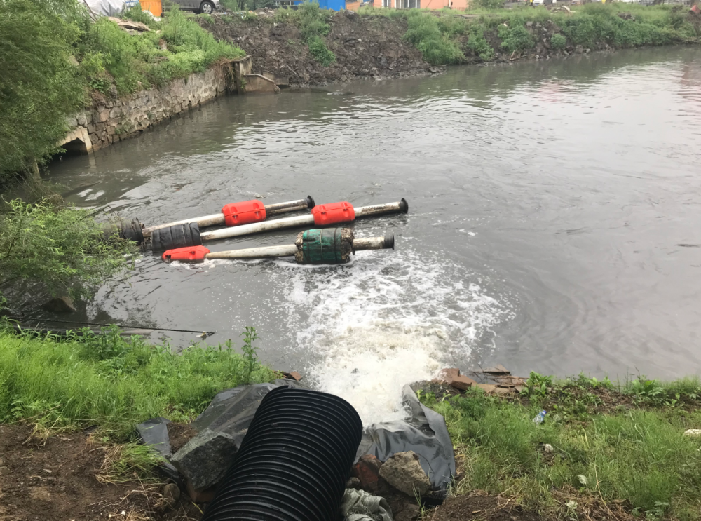 哈尔滨新区这里的清淤充满科技范儿