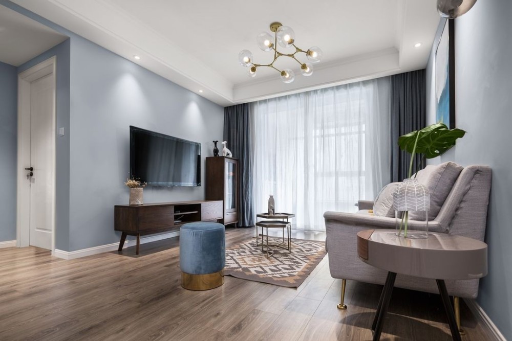 让你爱上回家的装修,局部的吊顶更是巧妙,打造清新的北欧小家_腾讯新