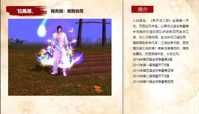 天龙装备评分排行榜_天龙八部:曾经的第一天龙拉风哥面板,155万装备评分单挑无敌