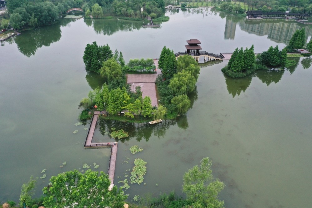 詩情畫意長沙洋湖國家溼地公園一期已重新開放