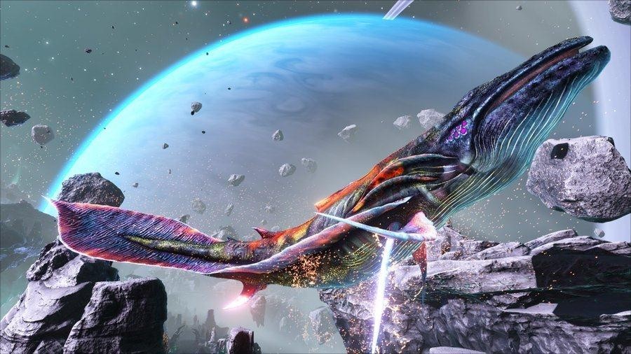 长着分叉舌头的外星生物《方舟:创世第二季》斯诺林能控制生物