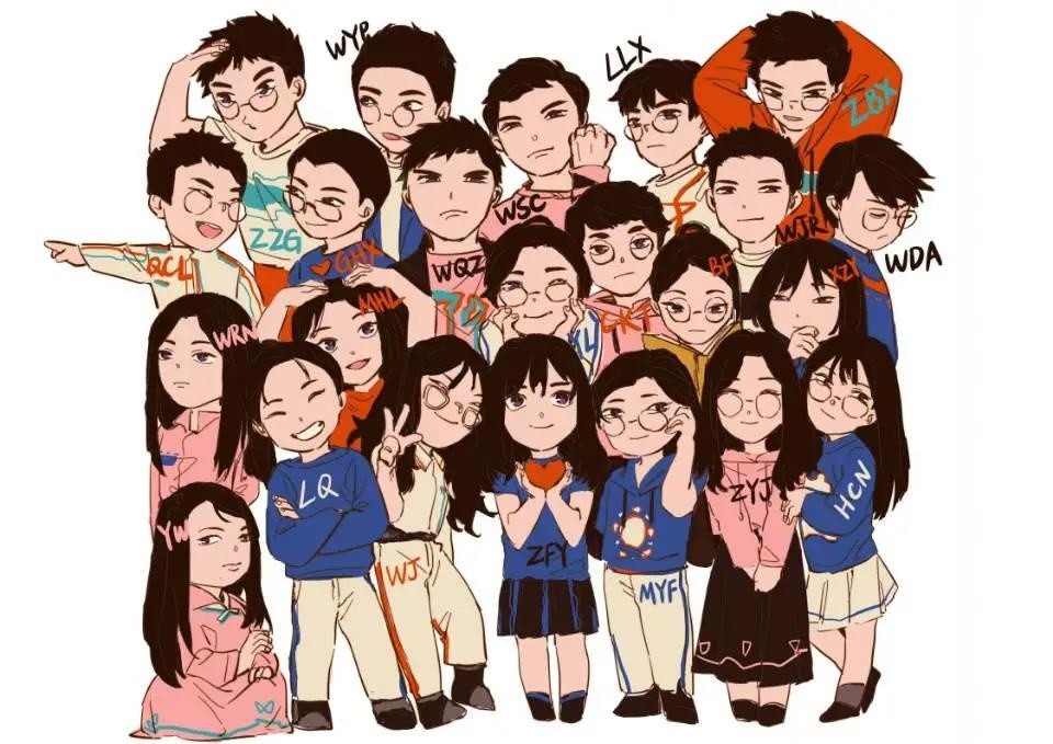 慕了这份q版浪漫毕业照绝对是年度最佳