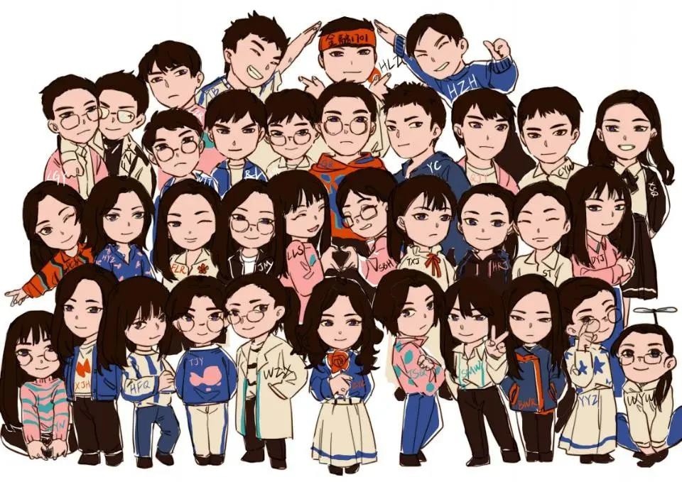 慕了这份q版浪漫毕业照绝对是年度最佳