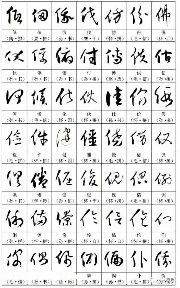 教材|学习草书的乐趣:名帖名家草书字帖范字