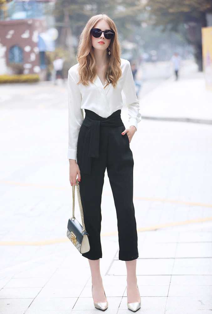 日常百搭|高腰裤:学会搭配才能更好地展现自身的魅力