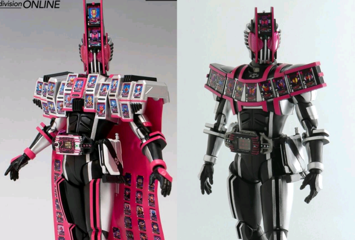 假面骑士帝骑新神主真骨雕公开买手办送卡片披风上的卡片竟也清晰可见