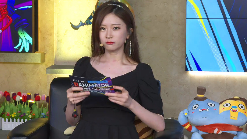 dota2基辅major开打ams黑裙王炸一双美腿秒杀所有ob解说