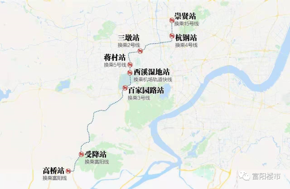 富阳地铁规划图片