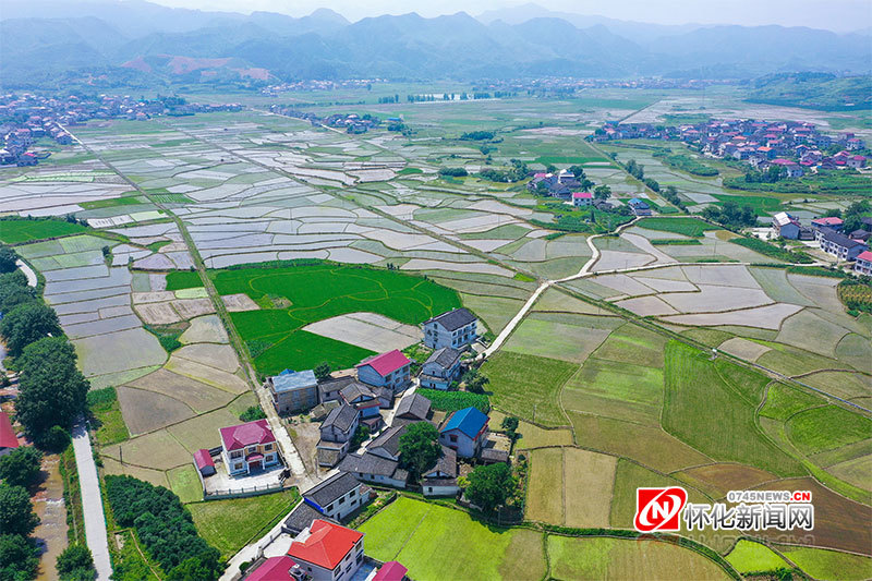 图说怀化溆浦县水东镇乡村田野美轮美奂