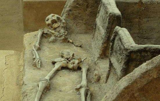 古代女将军死后采用活人陪葬专家数具尸骨难以直视